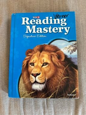 SRA Reading Mastery Signature Edition Textbook A Grade 3 Bright Blue Lion Cover